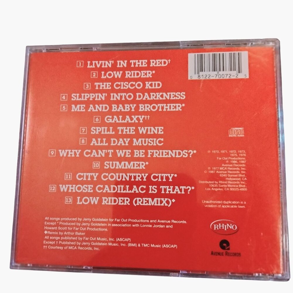 The Best of War and More Funk Soul 1987 CD - Picture 5 of 5
